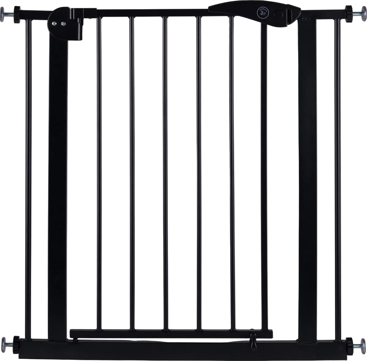 Liefjes & Co Stair Gate Without Drilling - 75 to 82 cm - Safety Gates - Child Gate - Clamp Mounting - Black