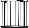 Liefjes & Co Stair Gate Without Drilling - 90 to 95 cm - Safety Gates - Child Gate - Clamp Mounting - Black