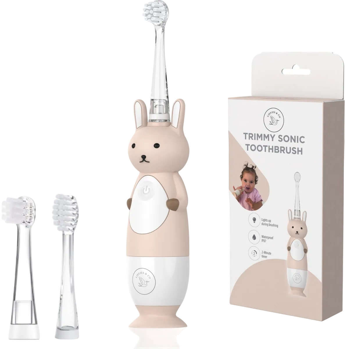Liefjes & Co Trimmy – Sonic Electric Toothbrush Child & Baby 0-4 Years – With Timer