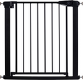 Liefjes & Co Childlock Stair Gate Without Drilling - 75 to 95 cm - Safety Gates - Child Gate - Clamp Mounting - Black - With Double Lock